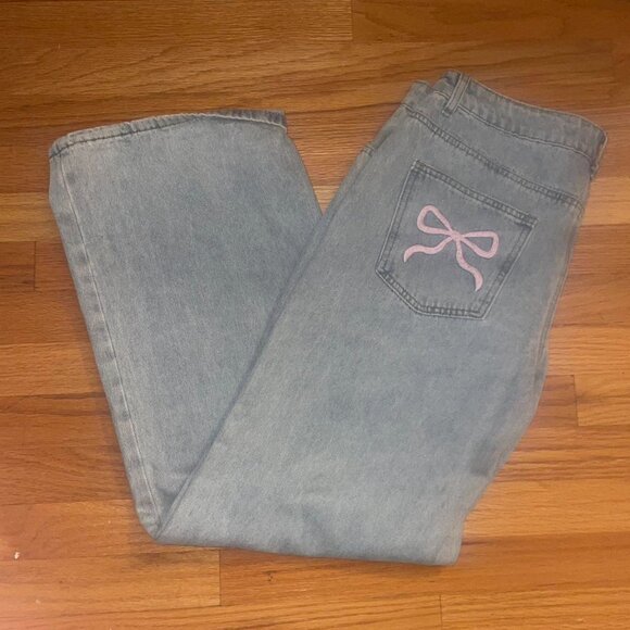 edikted bow jeans - Picture 3 of 4